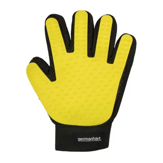 Luva Tira Pelos Canhota Amarela Cães e Gatos - Germanhart