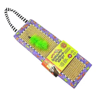 Arranhador para Porta Fat Cat - Sisal Natural com Catnip