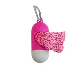 Dispenser e Refil Cata Caca Eco Floral Germanhart