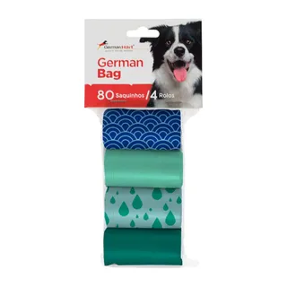 Kit Refil Cata Caca Eco Waves - 4 Rolos de Saquinhos Biodegradáveis