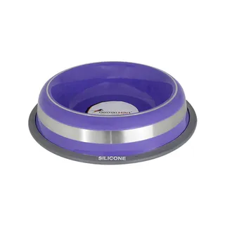 Comedouro Inox Prestige Roxo M 450ML para Pets - Germanhart