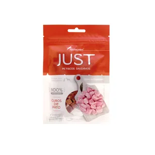 Petisco Just - Cubos de Pato 55g - Para Cães e Gatos