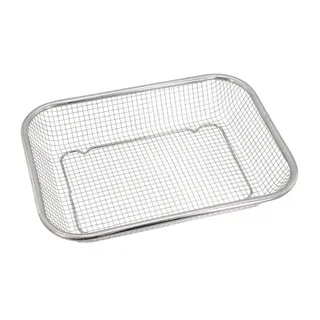 Cesto Telado Multiuso em Inox 22x30cm Fruteira de Mesa