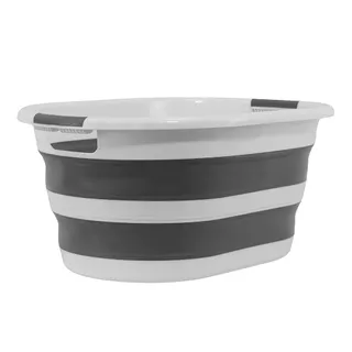 Cesto para Roupas 37L Retrátil Compacto Multiuso