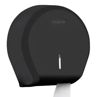 Dispenser para Papel Higiênico Rolão 300/500m - Preto New Classic - Nobre