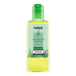 Aromatizante de Ambiente 140ml Nobre - Capim Limão Concentrado, Perfume Duradouro