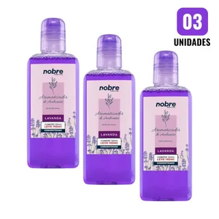 Kit 3 Aromatizantes de Ambiente 140ml Nobre - Lavanda Concentrado, Perfume Duradouro