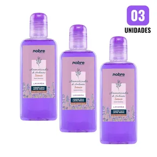 Kit 3 Aromatizantes de Ambiente 140ml Nobre - Lavanda Super Concentrado, Perfume Duradouro