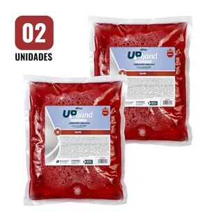 Kit 2 Refil Sabonete Espuma 600ml Buriti Up Hand Bag s/ Válvula - UPPRO