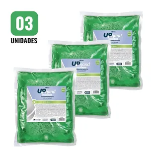 Kit 3 Refil Sabonete Espuma 600ml Erva Doce Up Hand Bag s/ Válvula - UPPRO