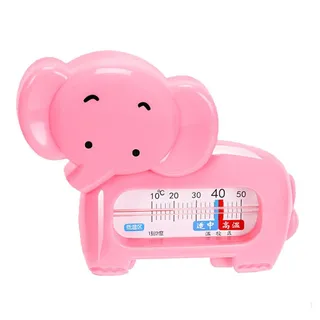 Termômetro de Banho Bebê Infantil Monitor Temperatura da Água - Elefante Rosa