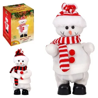 Boneco de Neve Musical Decorativo Enfeite de Natal 24cm Sortido