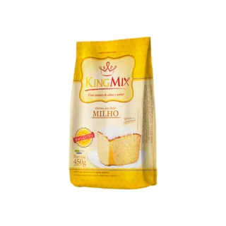 Mistura para Bolo Milho King Mix 450g Sem Glúten Sem Lactose
