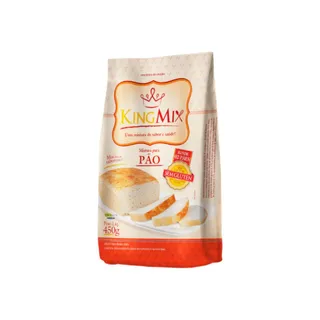 Mistura em Pó para Pão Sem Glúten e Sem Lactose King Mix 450g