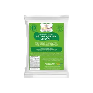Mistura para Pão de Queijo Vegano King Mix 250g Sem Glúten