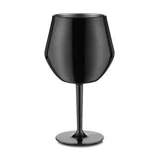 Taça Térmica Inox 350ml com Haste Removível Vira Copo Preta