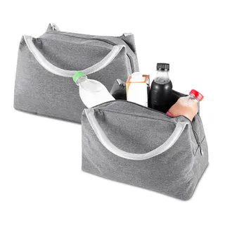 Bolsa Térmica 7L Poliéster Revestimento Alumínio com Zíper Costurada