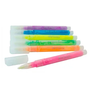 Giz Líquido Neon 6 Cores para Quadro, Vidro e Espelho