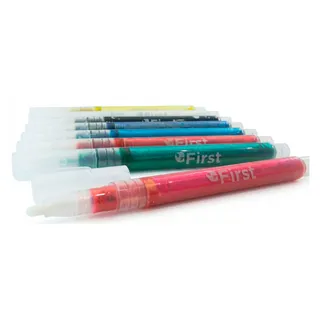 Kit Marcador Outline Traço Dourado 8 Cores Brilho Contorno