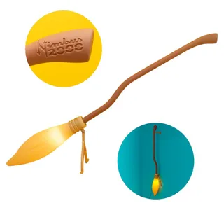 Luminária Nimbus 2000 Harry Potter Oficial Bivolt de Mesa/Parede