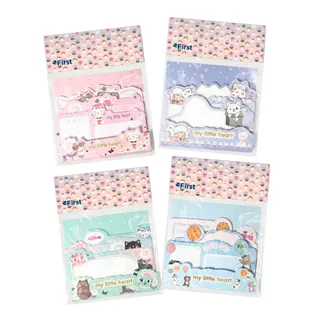 Conjunto de Blocos de Notas Adesivos Beauty Collection Estampa Sortida