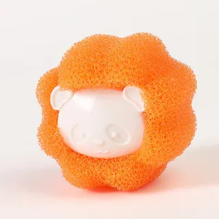 Bola Removedora de Pelos Máquina de Lavar Roupas Laranja