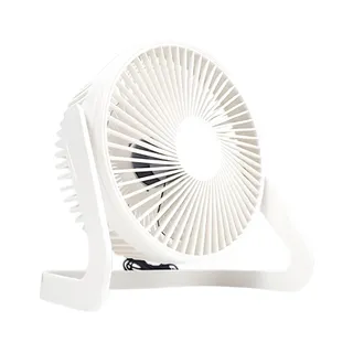 Mini Ventilador USB com 2 Velocidades Baixo Ruído 36dB 5” Branco