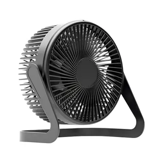 Mini Ventilador USB com 2 Velocidades Baixo Ruído 36dB 5” Preto