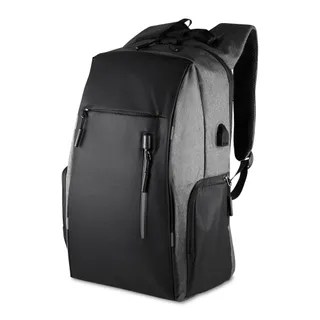 Mochila Notebook 15.6” 24L USB Engate para Mala Grande Cinza