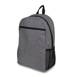 Mochila 16L com Bolso Frontal e Laterais para Laptop 15,6” Cinza