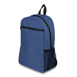 Mochila 16L com Bolso Frontal e Laterais para Laptop 15,6” Azul