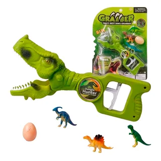 Mão Mecânica Dinossauro T-Rex que Morde Brinquedo Infantil 3+