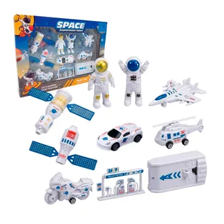 Kit Espaço Infantil Exploração Espacial com 10 Peças