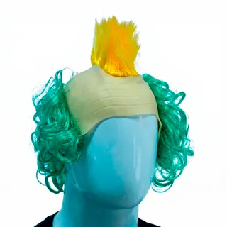 Peruca Torcedor Punk Copa do Mundo Brasil