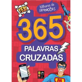 365 Palavras Cruzadas – Capa Vermelha (Venda Exclusiva)