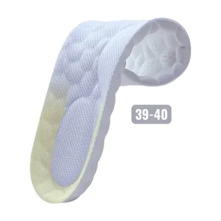 Palmilha Unissex Esportiva Reforçada Cinza Nº 39-40 Confortável Ajustável