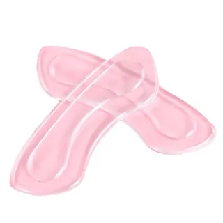 Protetor de Calcanhar Ajuste de Sapato Antiderrapante 9,8x3,4cm Adesivo Transparente