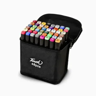 Canetas Touch Estojo Preto 48 Cores (Venda Exclusiva)