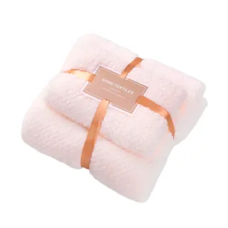 Jogo Toalhas Rosto e Corpo Macias de Qualidade Presenteável Bege - 70x140 e 35x75