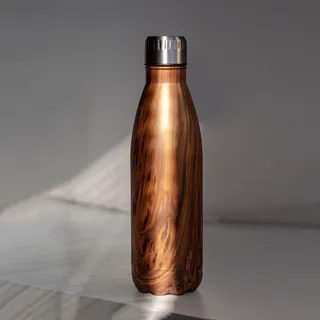 Garrafa de Inox Wood