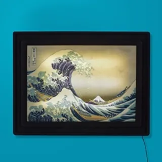 Luminária Quadro Grande Onda