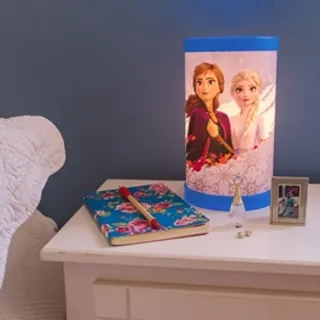 Luminária de Mesa Elsa e Anna Frozen Disney Bivolt