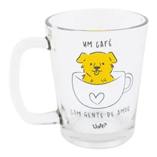 Caneca De Vidro Basic - Gente Que Ama
