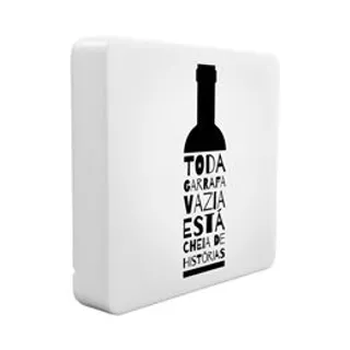 Luminária Box Slim Garrafa Vazia USB