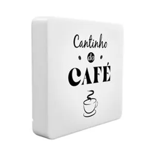 Luminária Box Slim Cantinho do Café USB