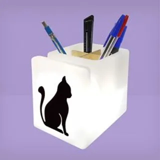 Organizador de Mesa Iluminado Black Cat
