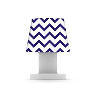 Luminária Abajur de Mesa Pequena Zig Zag