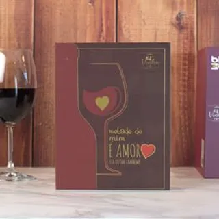 Kit com 5 Peças para Vinho Premium Wine - Metade de Mim!
