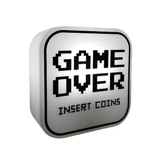 Luminária Game Over