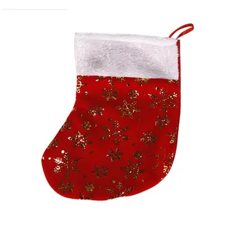 Enfeite de Árvore Bota Natalina Decorativa 34cm